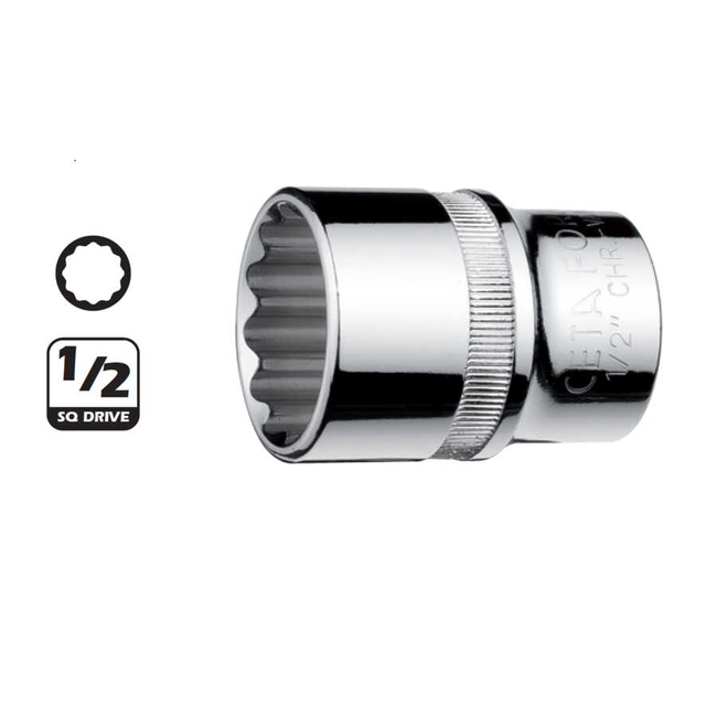 1/2"12 Köşe Lokma Anahtar-11Mm C22-B11 - 3