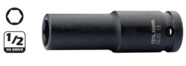 1/2"6 Köşe Derin Havalı Lokma Anahtar-22Mm - 1