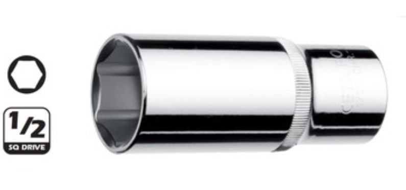 1/2"6 Köşe Derin Lokma Anahtar-32Mm - 1
