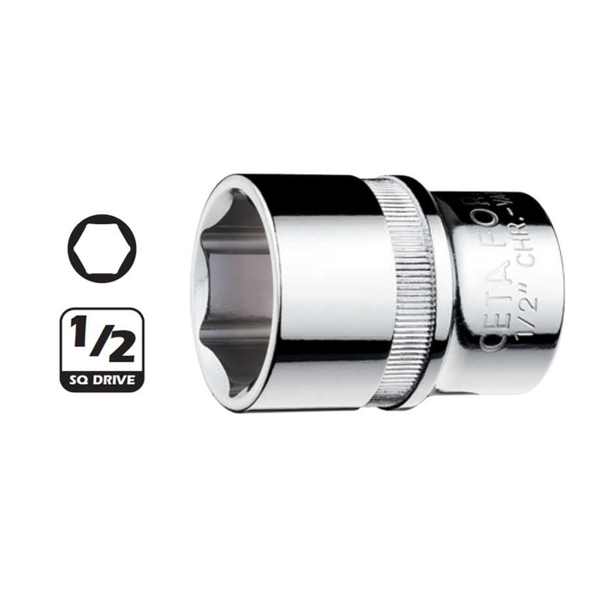 1/2"6 Köşe Lokma Anahtar-16Mm C22-H16 - 3