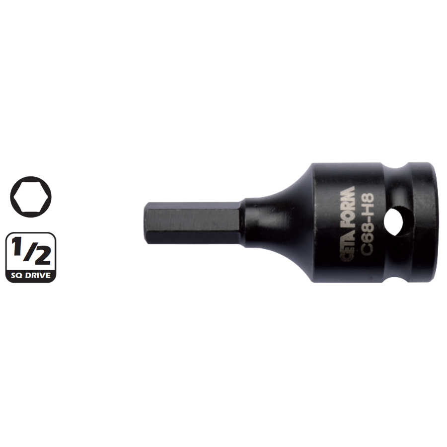1/2"Allen Uçlu Havalı Lokma-14Mm C68-H14 - 1