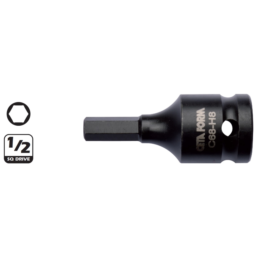 1/2"Allen Uçlu Havalı Lokma-17Mm C68-H17 - 1