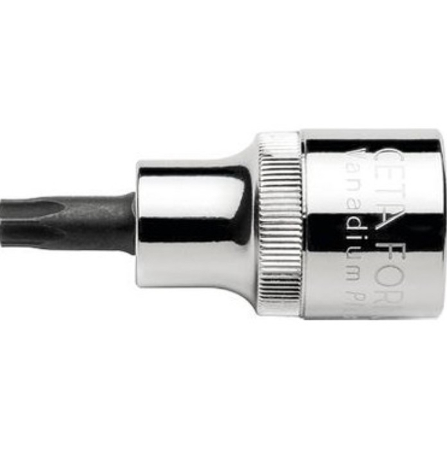 1/2"Delikli Torx Uçlu Lokma/Kısa Tip-T45X55Mm
