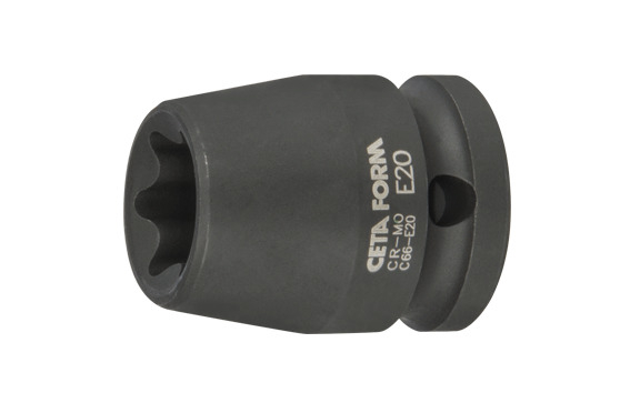 1/2"Dış Torx Havalı Lokma Anahtar-E20 C66-E20 - 1