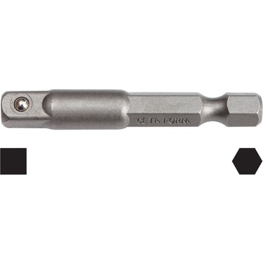 1/4"Lokma Adaptörü/Makina İle Kul.E:1/4"X 100Mm - 1