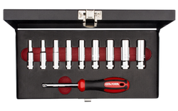 10 Pc. 1/4” 6 Köşe Derin Lokma Takımı - 13