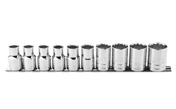 10 Pc.1/4"12 Köşe Lokma Anahtar Tk./Sae - 2