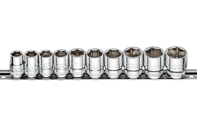 10 Pc.3/8"6 Köşe Lokma Anahtar Takımı - 1