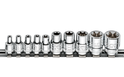 10 Pc.3/8"Dış Torx Lokma Anahtar Takımı - 1
