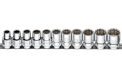 11 Pc.1/2''12 Köşe Lokma Anahtar Takımı C22-RB11 - 1