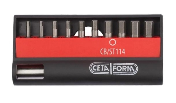 11 Pc.Allen Bits Uç Takımı-1/4"Bits Tutucu İle - 1