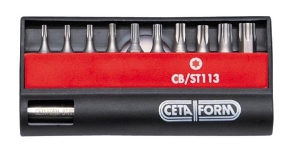 CETA FORM - 11 Pc.Delikli Torx Bits Uç Tk.-1/4