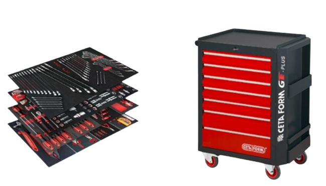 CETA FORM - 153 Pc.Kaporta Otomotiv Alet Seti+A01-07 CETA FORM - 153 Pc.Kaporta Otomotiv Alet Seti+A01-07