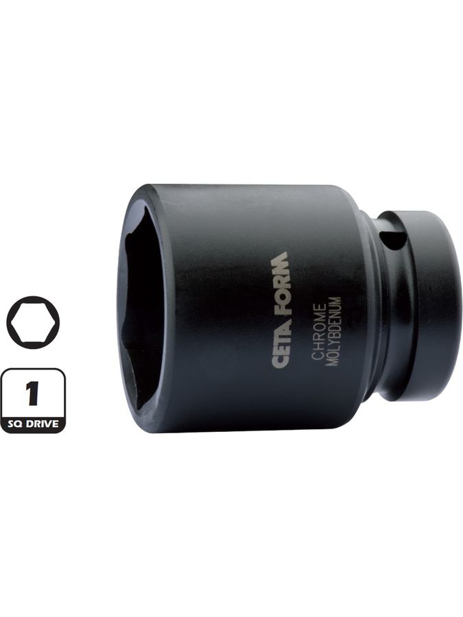 1"6 Köşe Havalı Lokma Anahtar-38Mm - 1