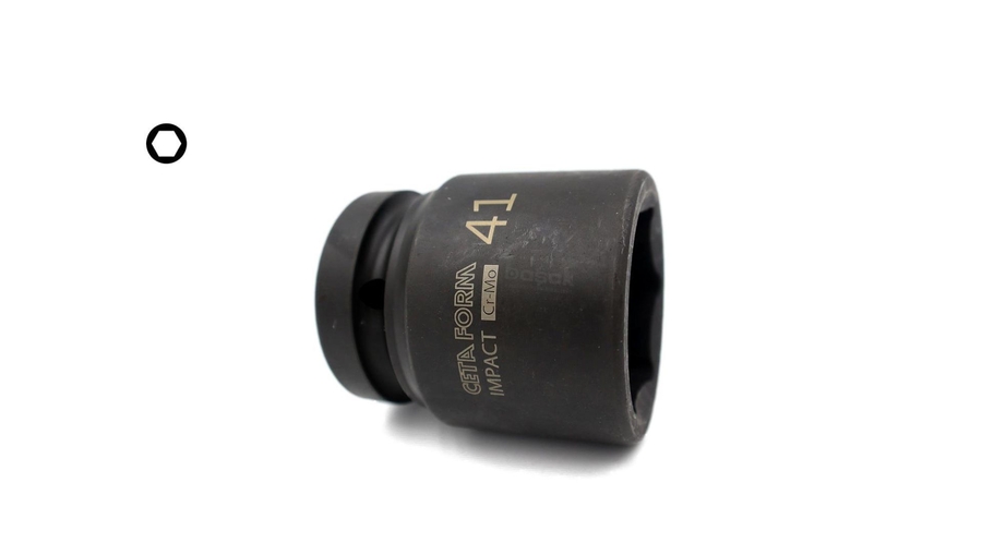 1"6 Köşe Havalı Lokma Anahtar-41Mm - 1