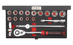18 Pc.1/2"6 Köşe Lokma Tk./Metal Çantalı - 8