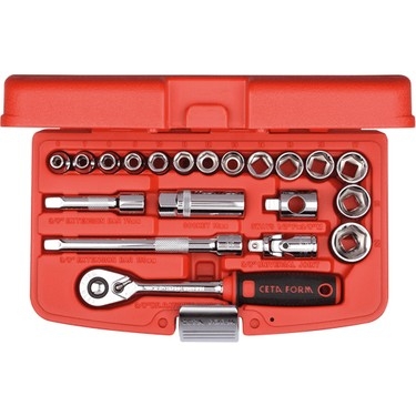 20 Pc.3/8"6 Köşe Lokma Tk./Pls. Kutulu - 2