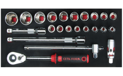 23 Pc.1/2" 6 Köşe Lokma Takımı/Eva'Lı - 10