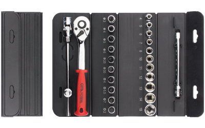 25 Pc. 1/4” 6 Köşe Lokma Takımı (Pratik Çanta) - 1