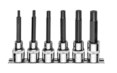 6 Pc.1/2"Rıbe Uçlu Lokma Tk./Uzun Tip/Raylı - 1