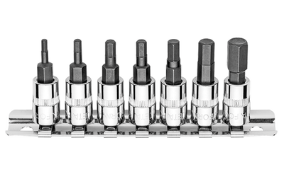 7 Pc.1/4"Allen Uçlu Lokma Tk. - 1