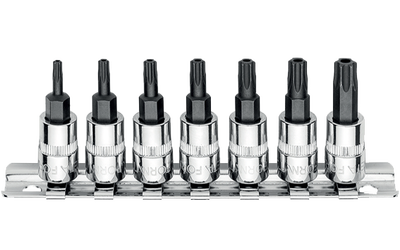 7 Pc.1/4"Delikli Torx Uçlu Lokma Takımı - 1