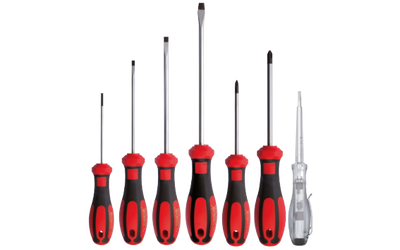7 Pc.C-Plus Tornavida Tk.-Düz/Pz+Kont.Kalemi - 1