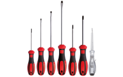 7 Pc.C-Plus Tornavida Tk.-Düz/Pz+Kont.Kalemi - Thumbnail