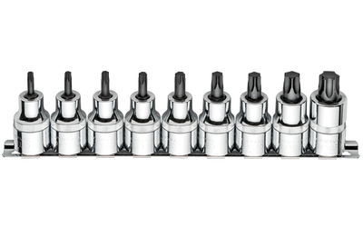9 Pc.1/2"Torx Uçlu Lokma Takımı-Kısa Tip - 1