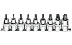 9 Pc.1/2"Torx Uçlu Lokma Takımı-Kısa Tip - 4