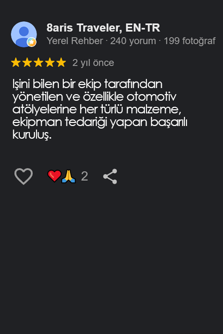 8aris Traveler, EN-TR
