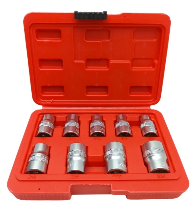 Arm 9 Parça Lokma Set Star Torx Dişi 1/2 - 3