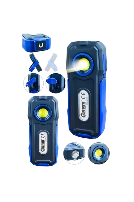 ARM Şarjlı Led Fener 350 Lümen ESEN149 2000 mAh Lamba - Thumbnail