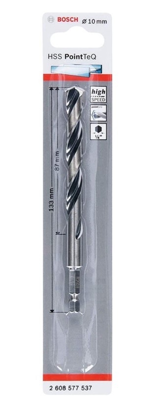 Bosch HSS POINT TEQ Metal Matkap Ucu 10MM - 2