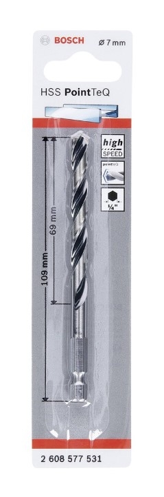 Bosch HSS POINT TEQ Metal Matkap Ucu 7 MM - 2
