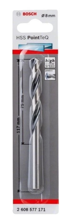 Bosch HSS POINT TEQ Metal Matkap Ucu 8 MM - 2