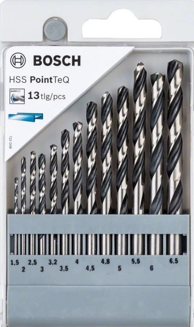 Bosch PointTeQ 13'lü Metal Matkap Ucu Seti 2608577349 - Thumbnail