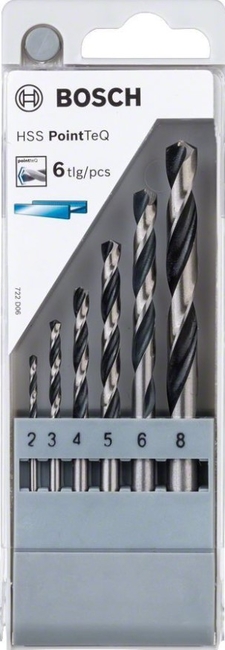 BOSCH - Bosch PointTeQ 6'lı Metal Matkap Ucu Set 2608577346