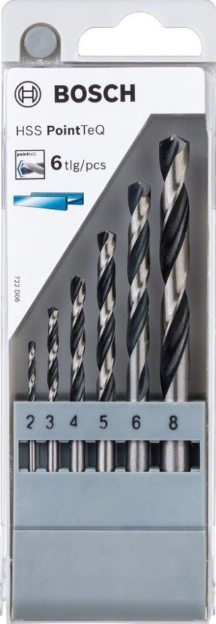 Bosch PointTeQ 6'lı  Metal Matkap Ucu Set 2608577346 - 1