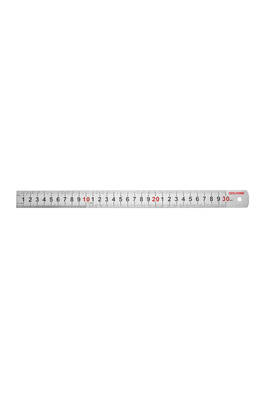 Çelik Cetvel (Paslanmaz Çelik)-30 Cm - 1