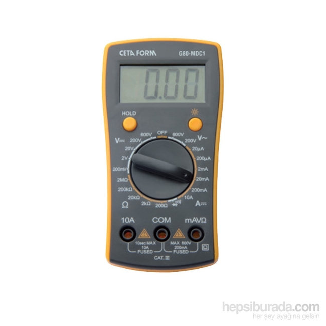 CETA FORM - Ceta Form G80-Mdc1 Dijital Multimetre ( Dc Akım-Manuel Sınıflama) CETA FORM - Ceta Form G80-Mdc1 Dijital Multimetre ( Dc Akım-Manuel Sınıflama)