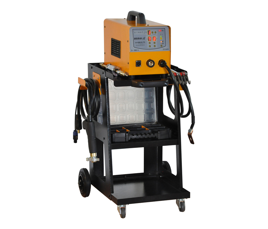 DEMİRİZ 15 kVA Elektronik Akım/Zaman Kontrollü Kaporta Çektirme Makinası Seti (380 V) - 1