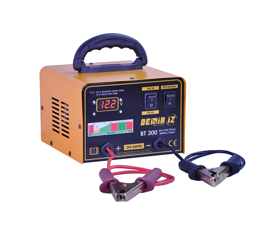 DEMİRİZ 300 Amper Dijital Akü Test Cihazı (12 Volt) - 1