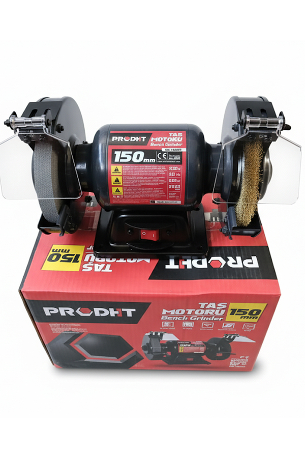 Prodht 150mm Taş Motoru Tel Fırçalı 250W - 1