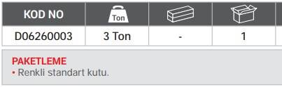 DHT Arabalı Garaj Krikosu 3 TON Pedallı - 2