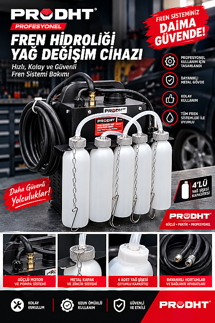 DHT D11120061 Fren Hava Alma ve Yağ Değişim Cihazı - 2