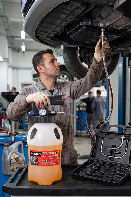DHT Havalı Şanzıman Yağı Değiştirme Kiti 6 Litre D11120022 - Thumbnail