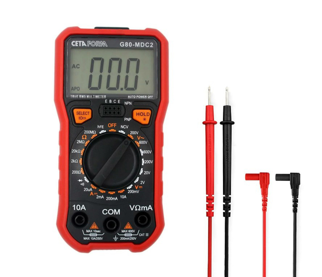 CETA FORM - Digital Multimeter (DC Akım - Manuel Sınıflandırma)