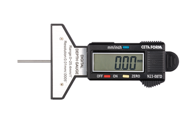 Dijital Lastik Diş Derinlik Kumpası-0-25Mm - 1