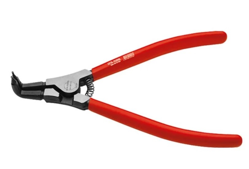 Dış Segman Pensesi /Eğri Uç-Yaylı-140Mm/10-25Mm - 1